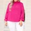 Someone Sweet Top, Fuchsia 1 Someone Sweet Top, Fuchsia -Chic Soul Store SomeoneSweetTop Fuchsia 5