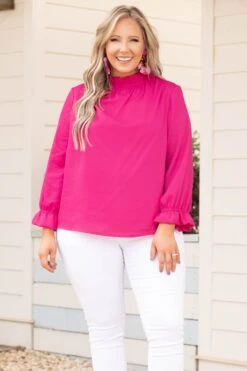 Someone Sweet Top, Fuchsia