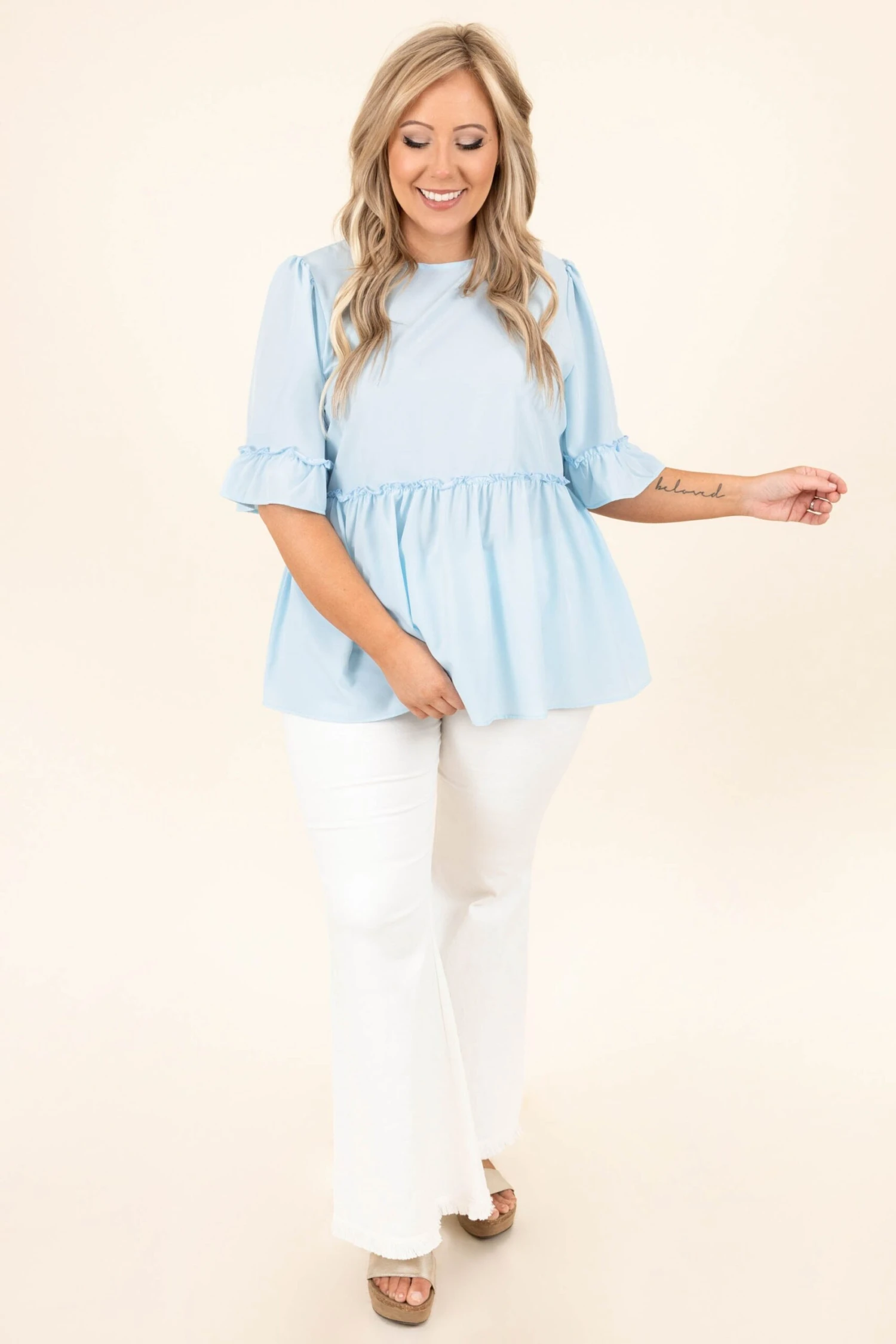 Somethin' Special Top, Light Blue 4 Somethin' Special Top, Light Blue - Image 2