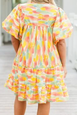 Something Good Dress, Watercolor 14 Something Good Dress, Watercolor -Chic Soul Store SomethingGoodDress Watercolor