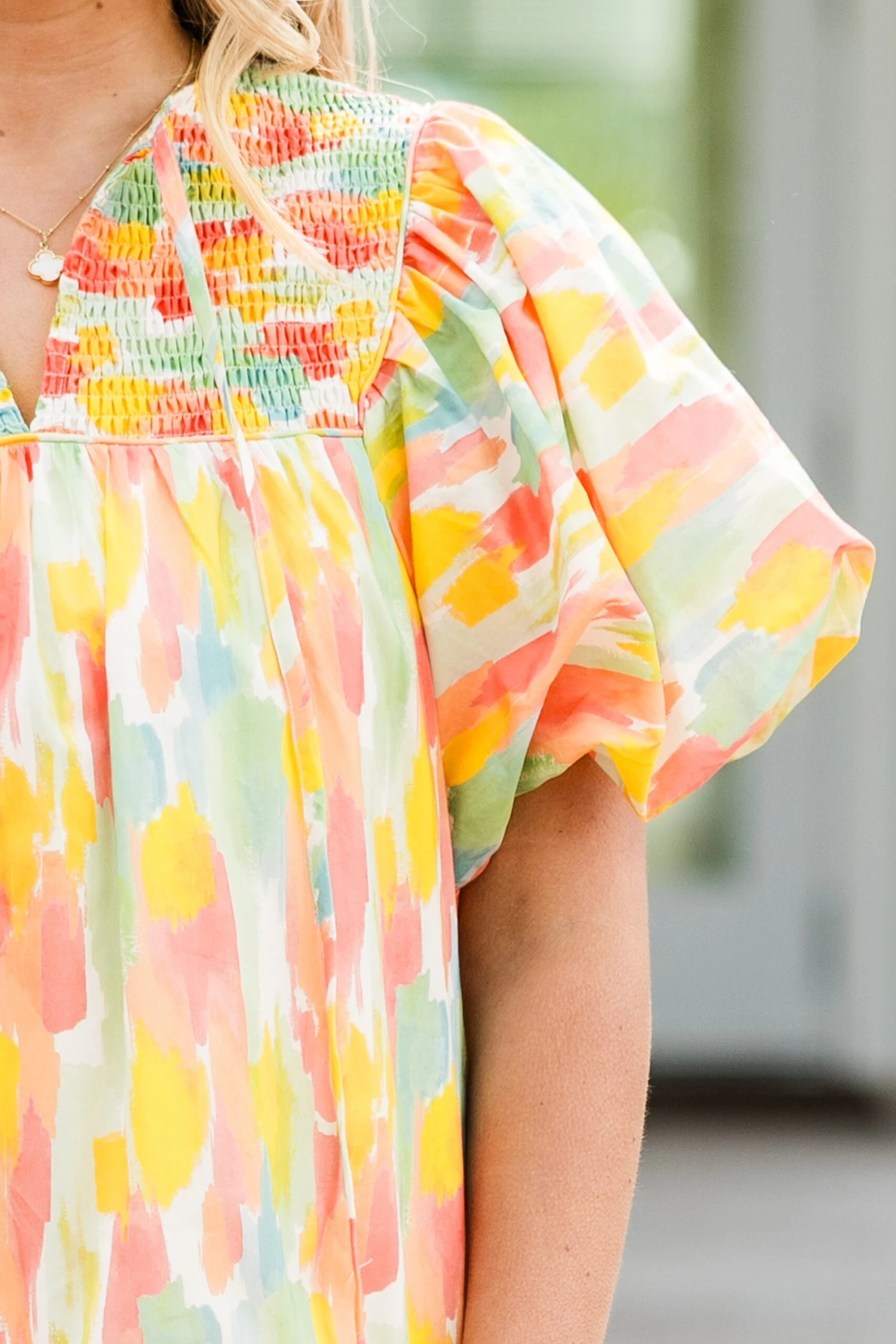 Something Good Dress, Watercolor 6 Something Good Dress, Watercolor - Image 4