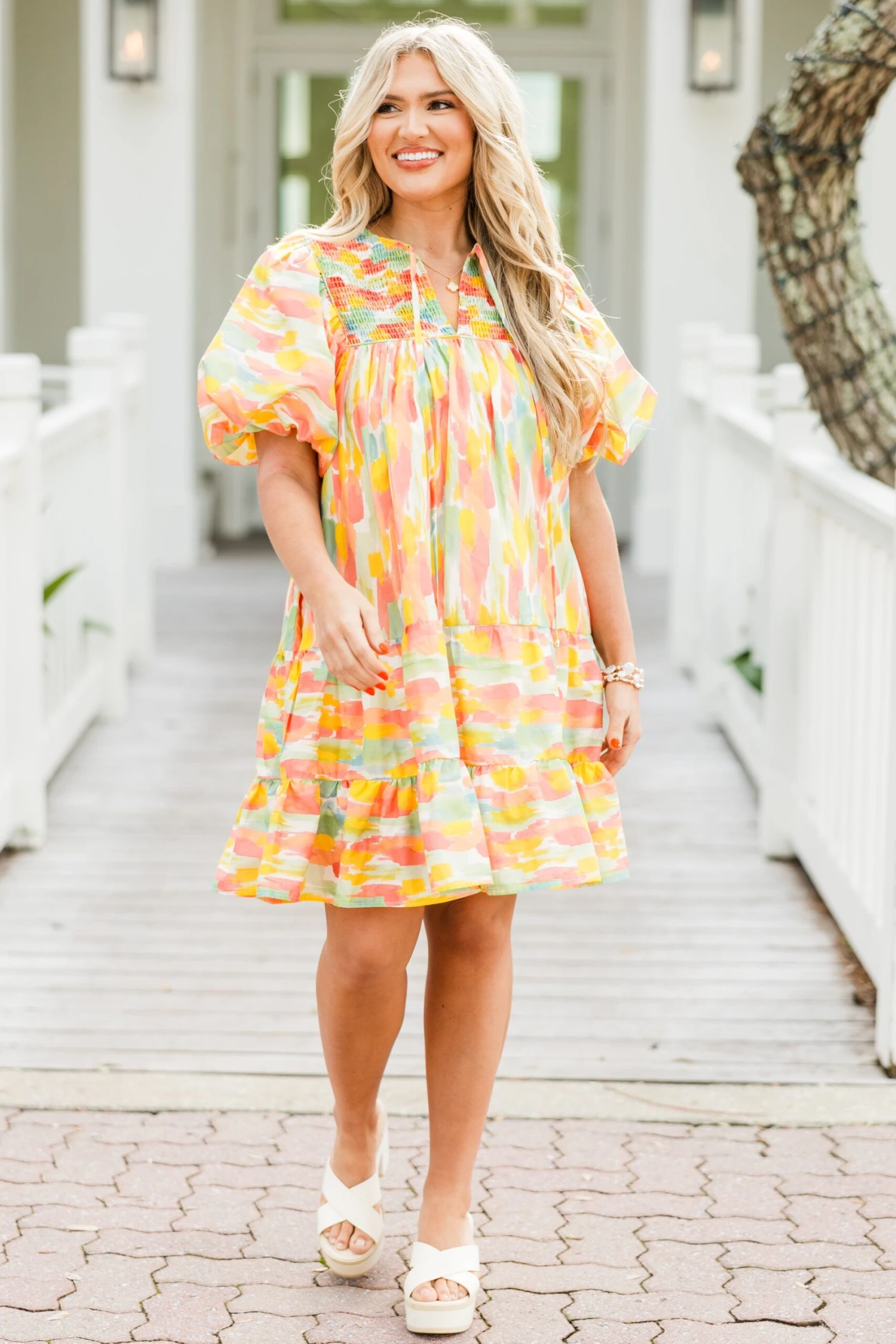 Something Good Dress, Watercolor 4 Something Good Dress, Watercolor - Image 2