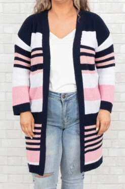 Somewhere Together Cardigan, Navy 11 Somewhere Together Cardigan, Navy -Chic Soul Store SomewhereTogetherCardigan Navy 9202