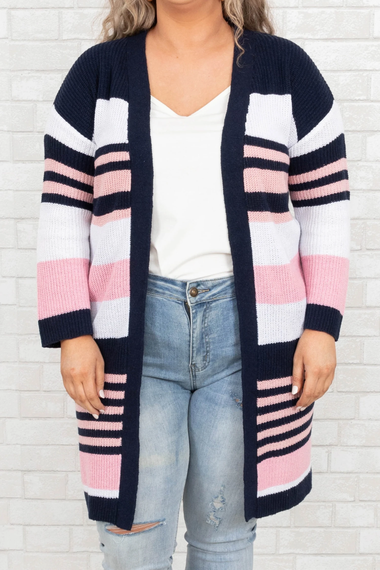 Somewhere Together Cardigan, Navy 6 Somewhere Together Cardigan, Navy - Image 4