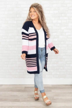 Somewhere Together Cardigan, Navy 10 Somewhere Together Cardigan, Navy -Chic Soul Store SomewhereTogetherCardigan Navy 9205