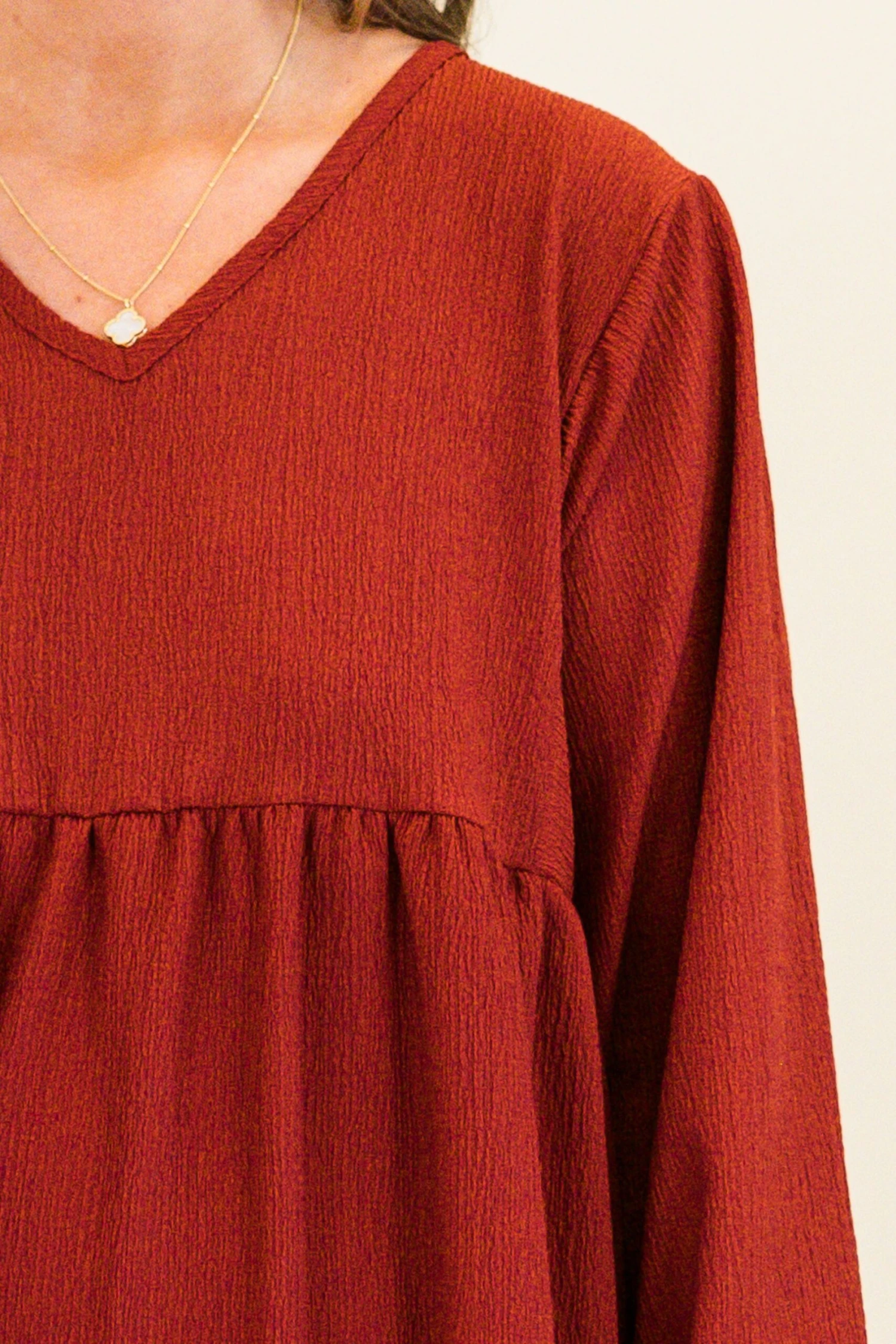 Song Of The Leaves Dress, Cinnamon 7 Song Of The Leaves Dress, Cinnamon - Image 5