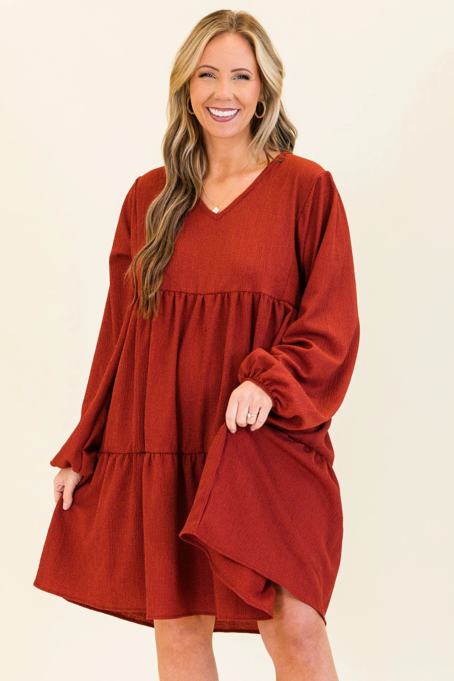 Song Of The Leaves Dress, Cinnamon 4 Song Of The Leaves Dress, Cinnamon - Image 2