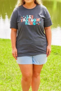 Sounds Of Freedom Tee, Heather Navy -Chic Soul Store SoundsOfFreedomTee HeatherNavy2 2c63f9ed 01cb 4455 996c 498478959c51