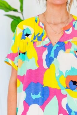 South Of The Sea Top, Yellow-Mint 12 South Of The Sea Top, Yellow-Mint -Chic Soul Store SouthoftheSeaTop Yellow Mint 3