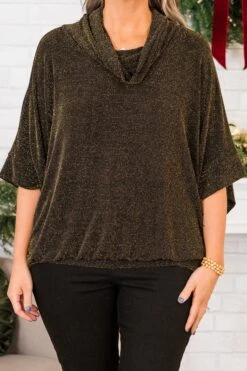 Sparkle For Me Top, Black -Chic Soul Store SparkleForMeTop Black 3