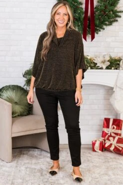 Sparkle For Me Top, Black -Chic Soul Store SparkleForMeTop Black 5