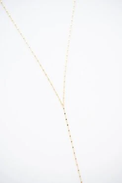 Sparkling Ending Necklace, Gold -Chic Soul Store SparklingEndingNecklace Gold 9438
