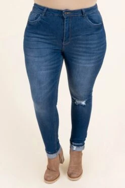Spontaneous Journey Jeggings, Dark Wash -Chic Soul Store SpontaneousJourneyJeggings DarkWash 9624
