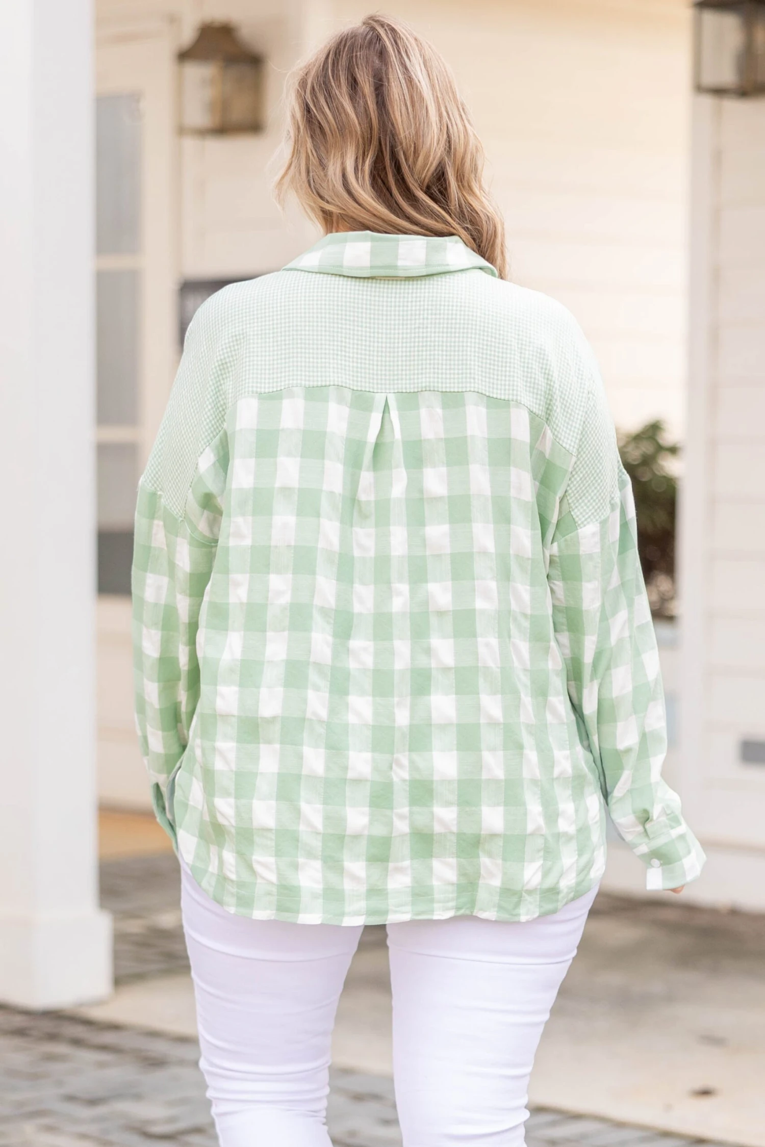 Spring Garden Top, Sage 6 Spring Garden Top, Sage - Image 4