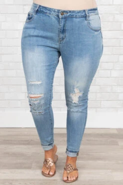 Staple Moment Jeans, Medium Wash -Chic Soul Store StapleMomentJeans MediumWash