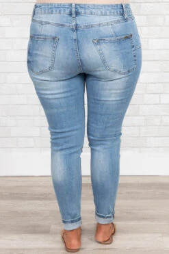 Staple Moment Jeans, Medium Wash -Chic Soul Store StapleMomentJeans MediumWash 9017