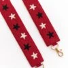 Star Of The Team Beaded Purse Strap, Red -Chic Soul Store StarOfTheTeamBeadedPurseStrap Red 0400