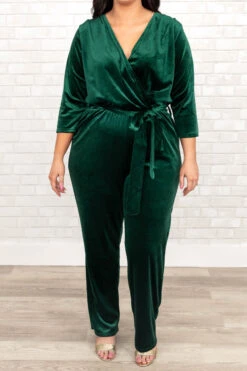 Stare At Me Jumpsuit, Hunter Green 11 Stare At Me Jumpsuit, Hunter Green -Chic Soul Store StareAtMeJumpsuit HunterGreen 9982