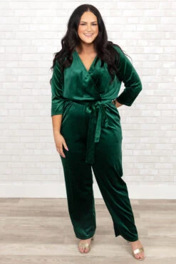 Stare At Me Jumpsuit, Hunter Green 10 Stare At Me Jumpsuit, Hunter Green -Chic Soul Store StareAtMeJumpsuit HunterGreen 9986