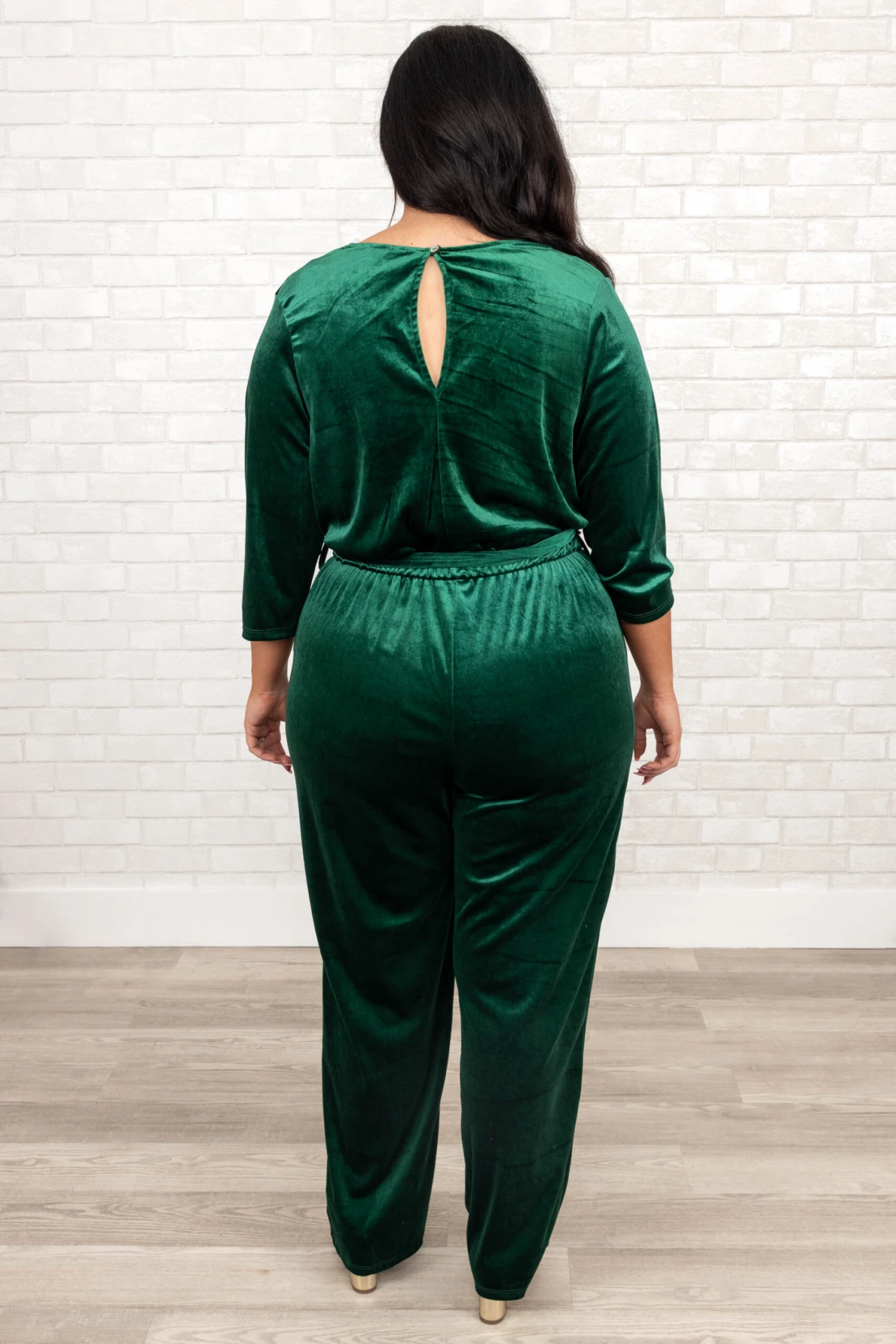 Stare At Me Jumpsuit, Hunter Green 7 Stare At Me Jumpsuit, Hunter Green - Image 5