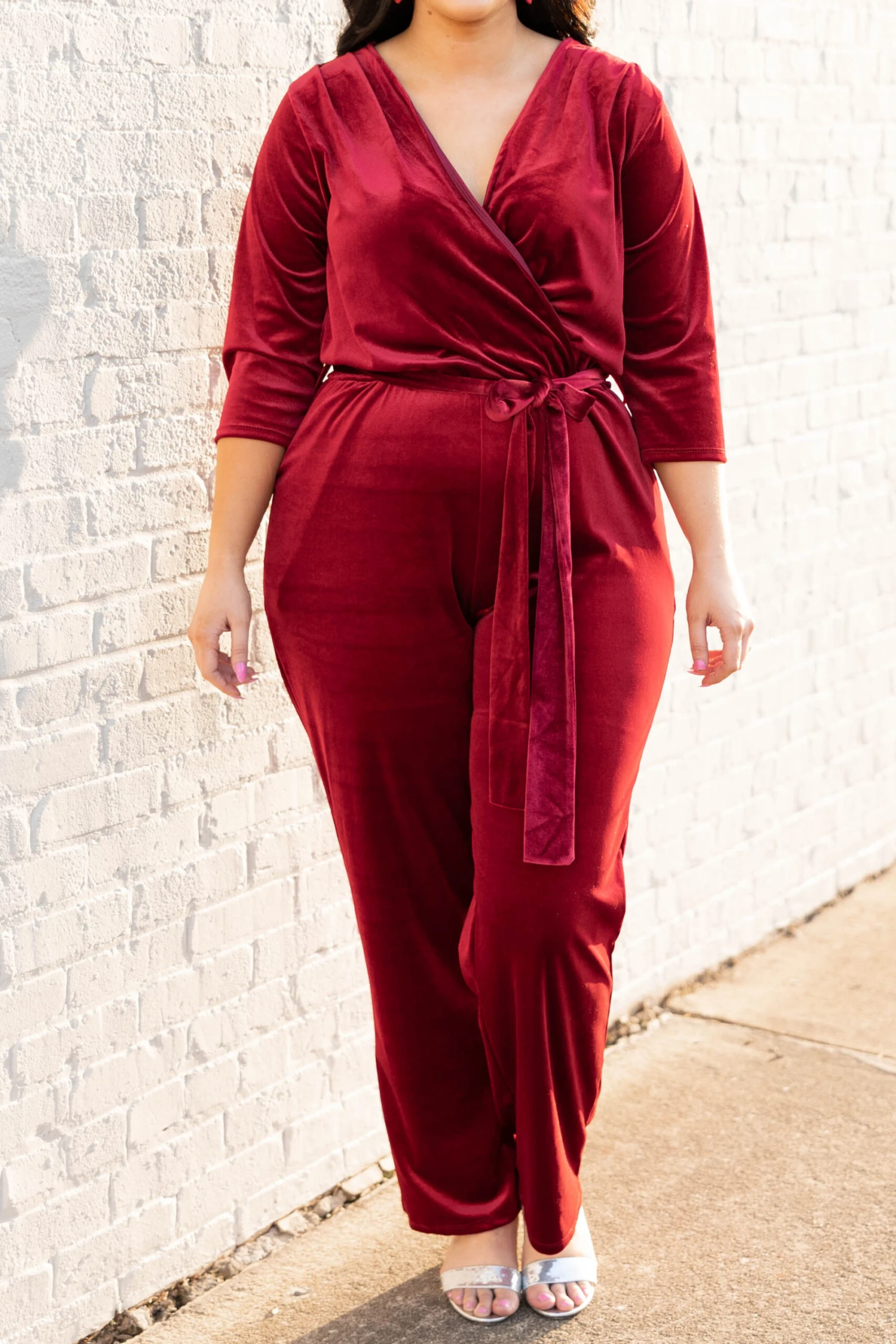 Stare At Me Jumpsuit, Ruby 6 Stare At Me Jumpsuit, Ruby - Image 4