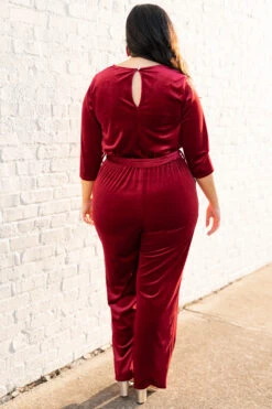 Stare At Me Jumpsuit, Ruby 12 Stare At Me Jumpsuit, Ruby -Chic Soul Store StareAtMeJumpsuit Ruby
