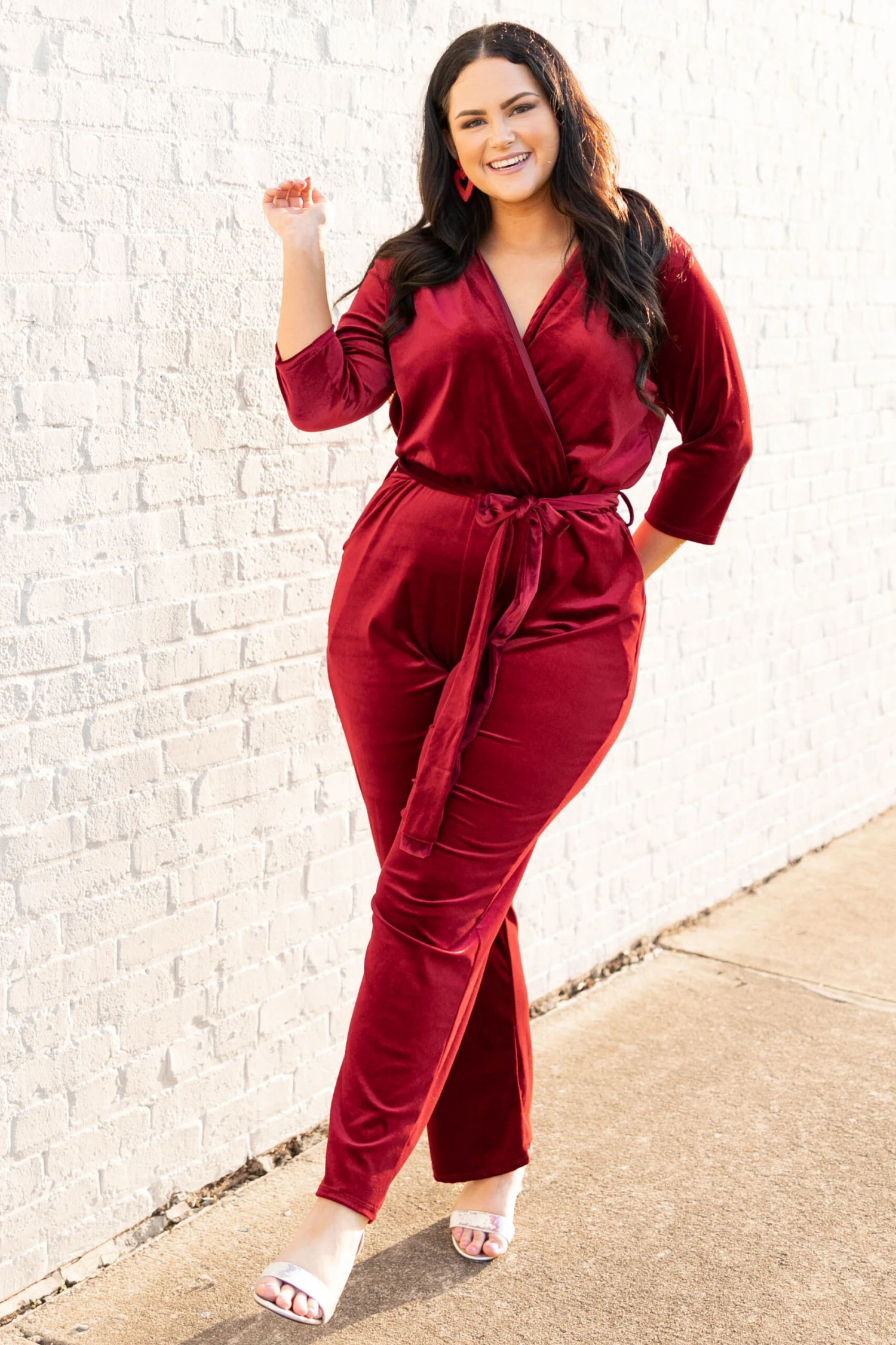 Stare At Me Jumpsuit, Ruby 5 Stare At Me Jumpsuit, Ruby - Image 3