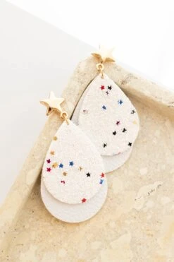 Starkissed Earrings, White