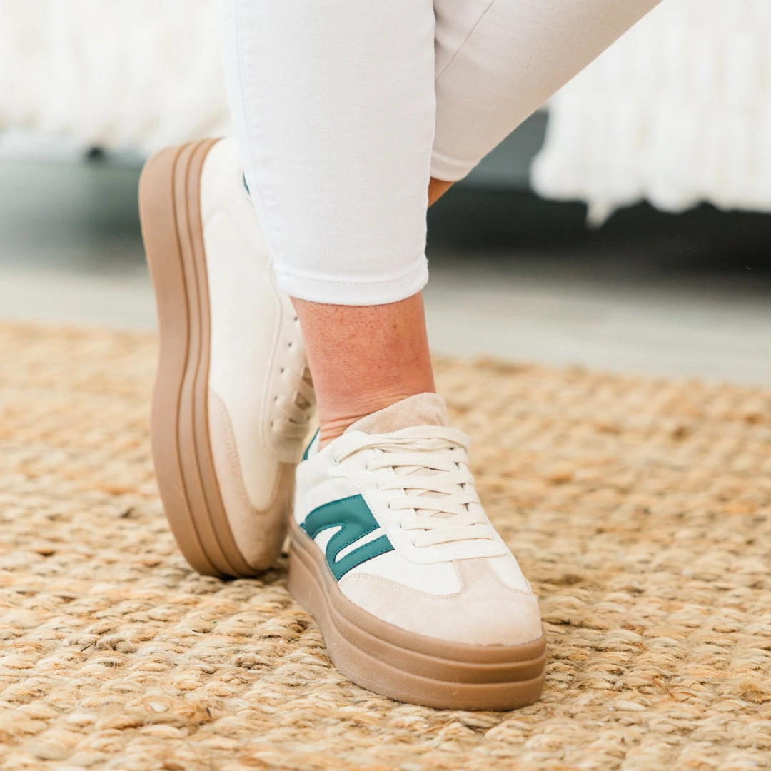 Stars In My Heart Sneakers, Beige 8 Stars In My Heart Sneakers, Beige - Image 6