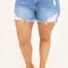 Stay Original Shorts, Medium Wash -Chic Soul Store StayOriginalShorts MediumWash 2