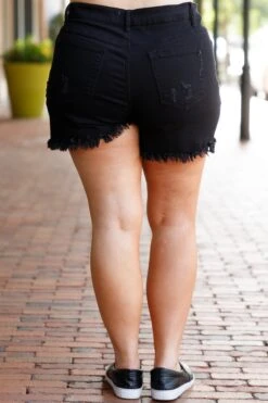 Stay The Same Shorts, Black 14 Stay The Same Shorts, Black -Chic Soul Store StayTheSameShorts Black 1