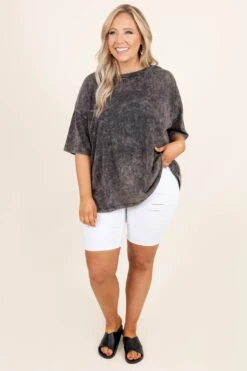 Tough Night Shorts, White 11 Tough Night Shorts, White -Chic Soul Store StayWithMeTee AshBlack 2 7e2758a4 6fc6 465a 9ee5 9c29df36260b