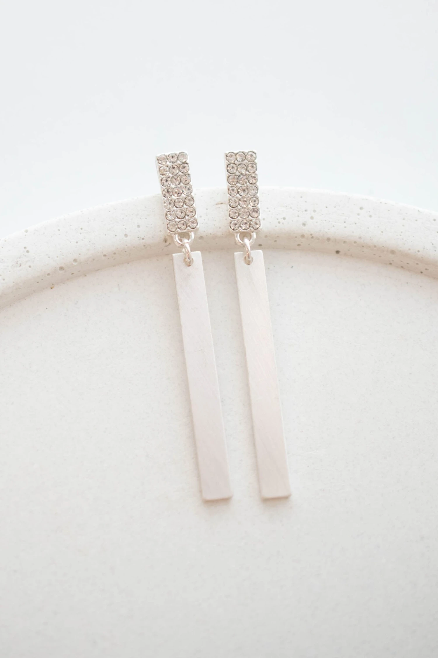 Steel The Day Earrings, Silver 3 Steel The Day Earrings, Silver