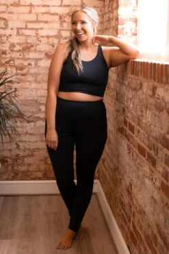 Strapping You In Sports Bra, Black -Chic Soul Store StrappingYouInSportsbra Black3