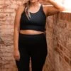 Strapping You In Sports Bra, Black -Chic Soul Store StrappingYouInSportsbra Black4