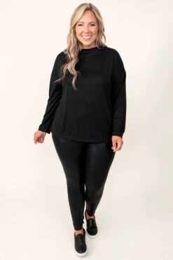 Strolling In The City Leggings, Black -Chic Soul Store StrollingInTheCityLeggings Black 2