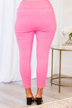 Strut Your Style Pants, Dark Pink -Chic Soul Store StrutYourStylePants DarkPink