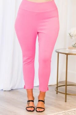 Strut Your Style Pants, Dark Pink -Chic Soul Store StrutYourStylePants DarkPink 3