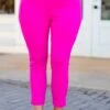 Strut Your Style Pants, Hot Pink -Chic Soul Store StrutYourStylePants HotPink 3