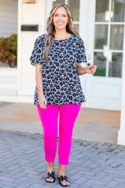 Strut Your Style Pants, Hot Pink 12 Strut Your Style Pants, Hot Pink -Chic Soul Store StrutYourStylePants HotPink 4