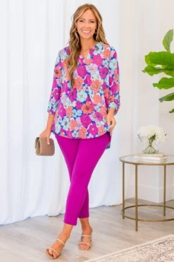 Strut Your Style Pants, Spring Magenta 11 Strut Your Style Pants, Spring Magenta -Chic Soul Store StrutYourStylePants SpringMagenta 6