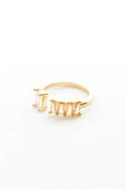 Stuck Together Ring, Gold 11 Stuck Together Ring, Gold -Chic Soul Store StuckTogetherRing Gold 9575