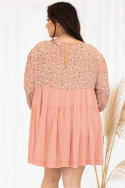 Heels And Good Feels Dress, Dusty Pink -Chic Soul Store StunningTwistTop DustyPink 8358