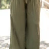 Subtly Sweet Pants, Olive -Chic Soul Store SubtlySweetPants Olive 2