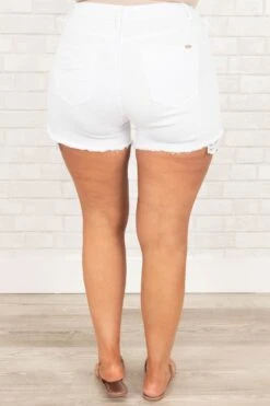 Summer Crushin' Shorts, White -Chic Soul Store SummerCrushin Shorts White
