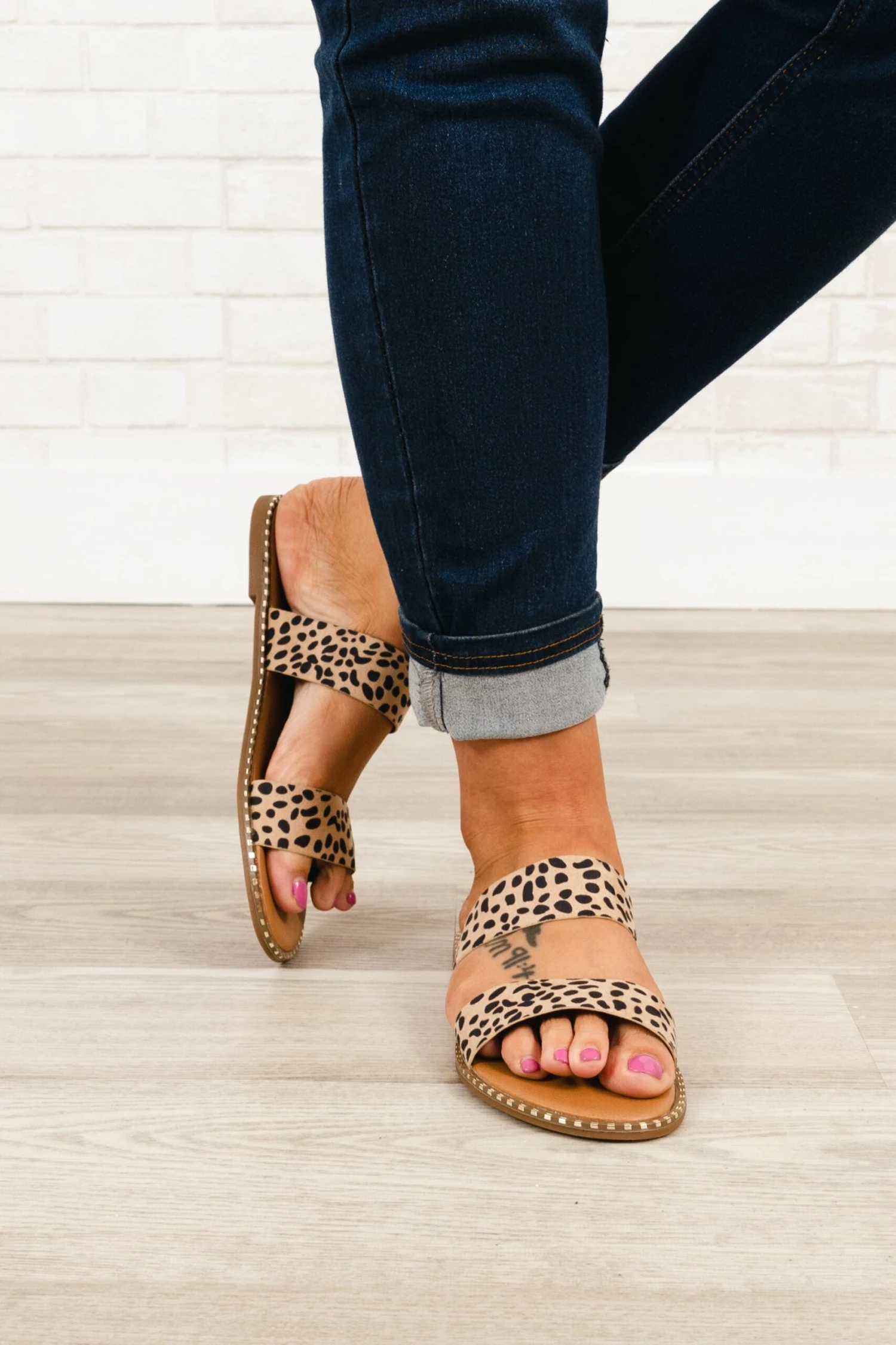 Summer Sippin' Sandals, Cheetah 4 Summer Sippin' Sandals, Cheetah - Image 2