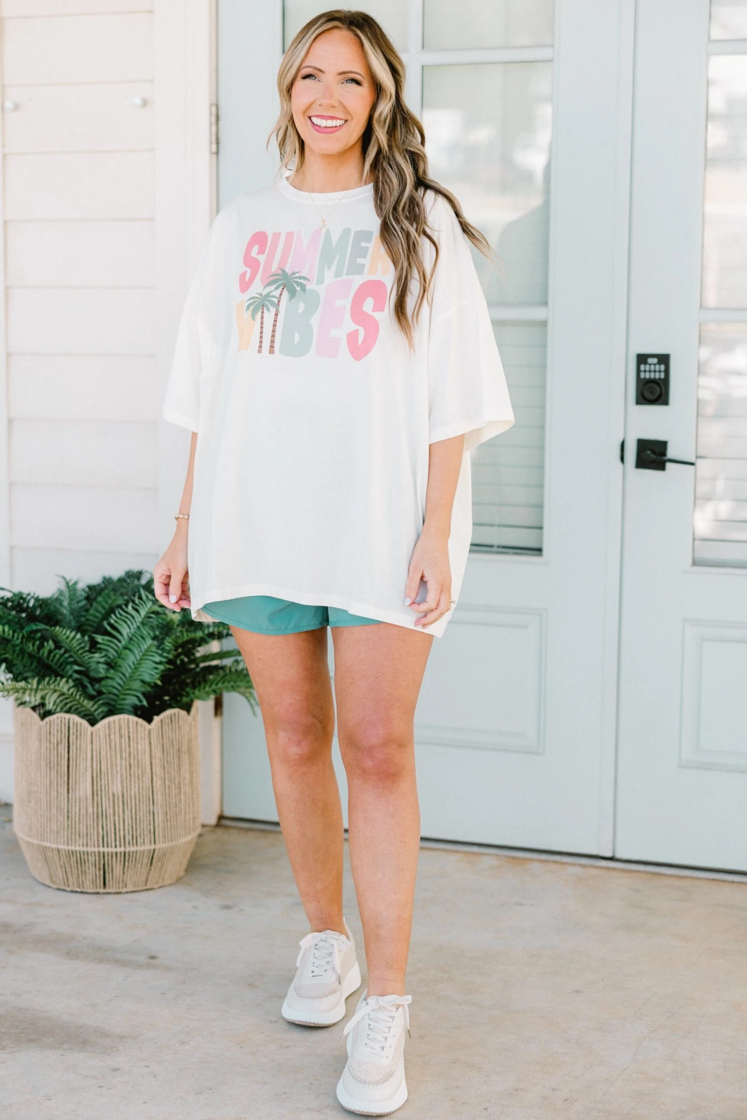 Sporty Chic Short, Dusty Teal 6 Sporty Chic Short, Dusty Teal - Image 4