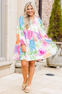 Summertimes Close Dress, Off White -Chic Soul Store SummertimeCloseDress OffWhite 6