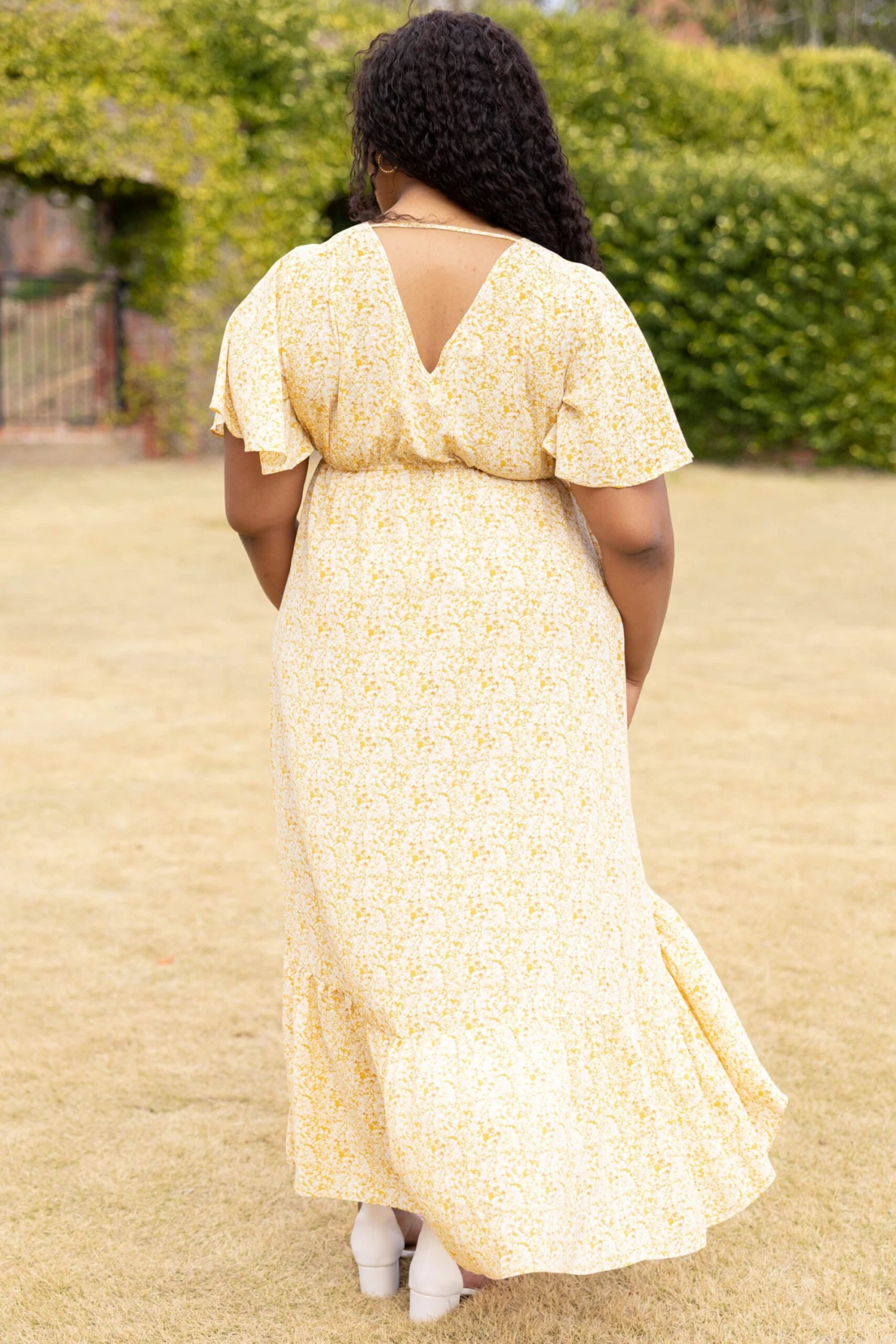 Sun Queen Maxi Dress, Mustard 7 Sun Queen Maxi Dress, Mustard - Image 5