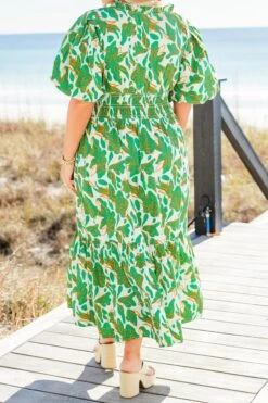 Sunlit Stroll Maxi Dress, Green 14 Sunlit Stroll Maxi Dress, Green -Chic Soul Store SunlitStrollMaxiDress Green 2